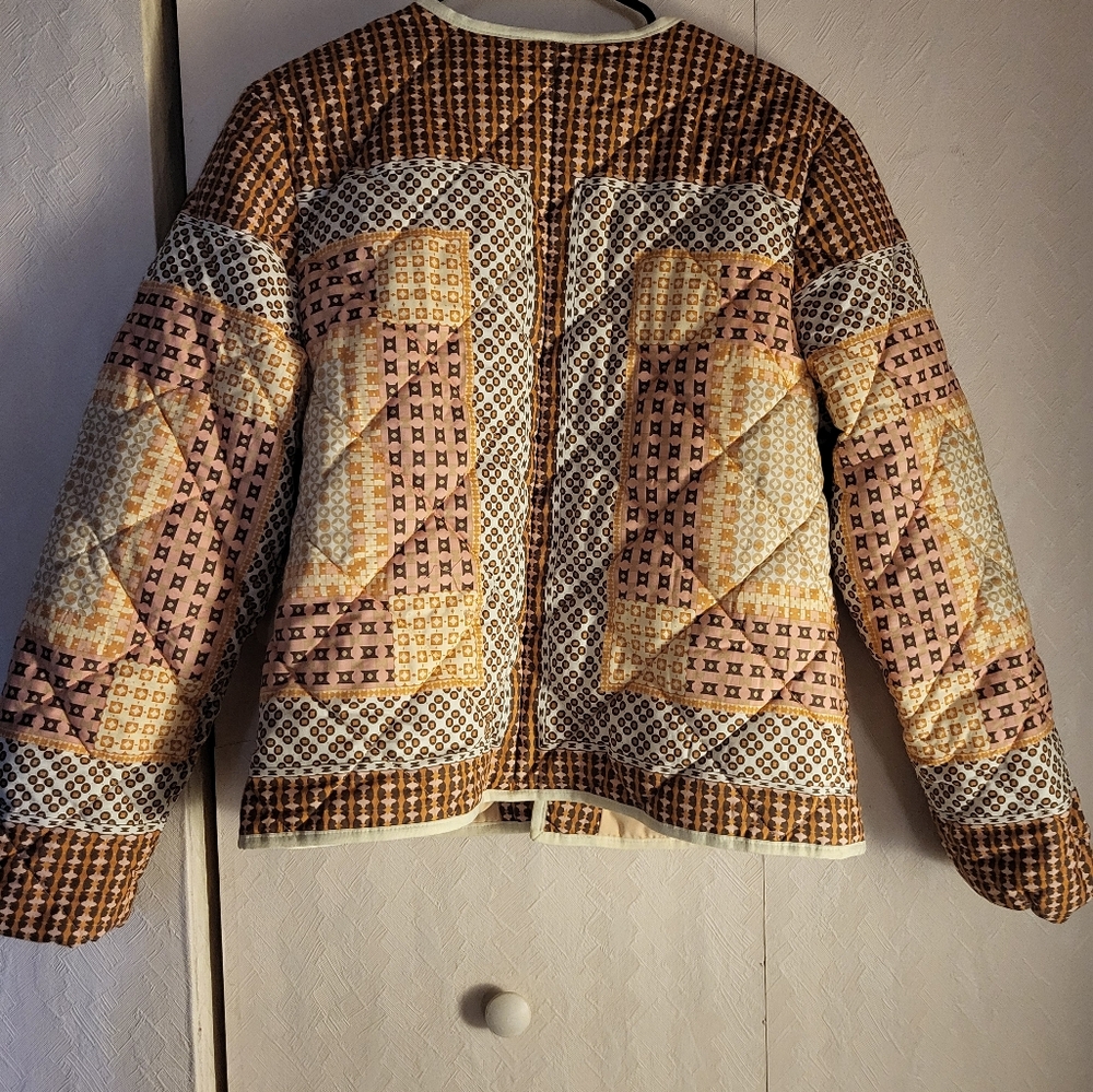 Anthropologie Collarless Quilted Jacket - Picture 5 of 6